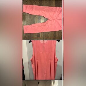 2 pieces lululemon athletica Pink Leggings & shirt